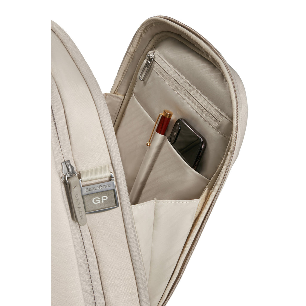  Samsonite Paralux 2-In-1 Travel 15,6 Inch Laptop Rugzak 26 Liter Stone Grey