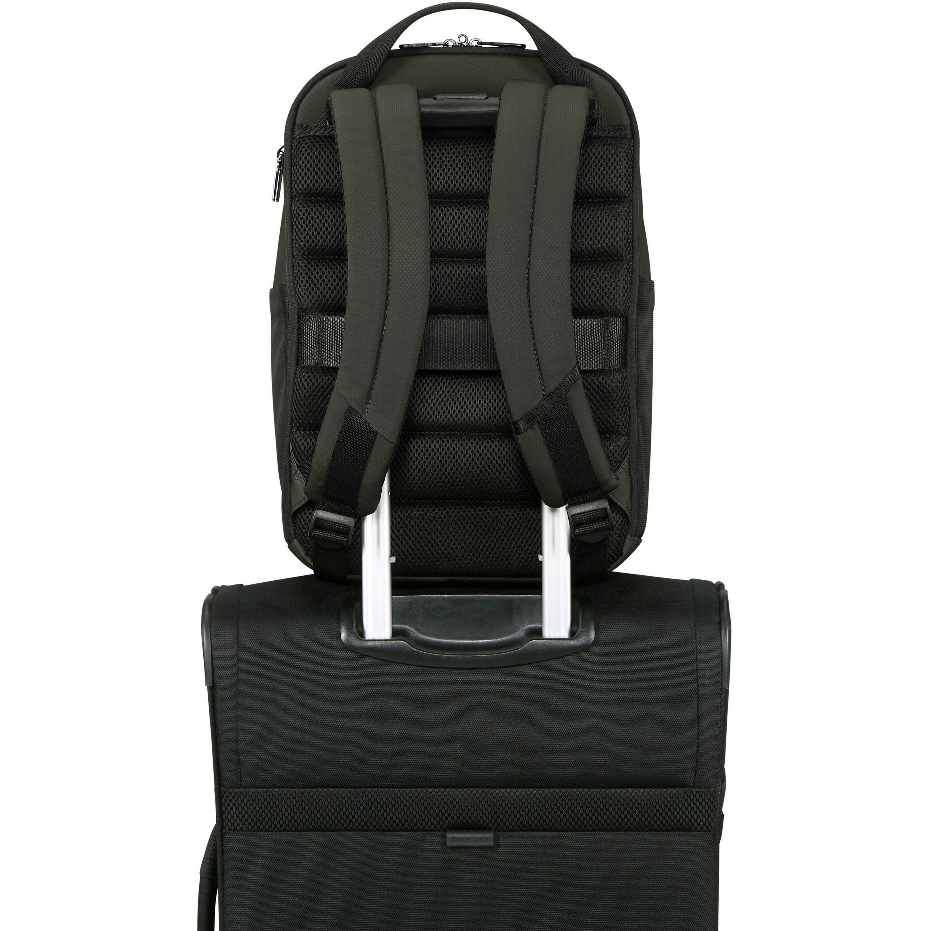 Samsonite Moderny Underseat 14,1 Inch Laptop Rugzak 20 Liter Green