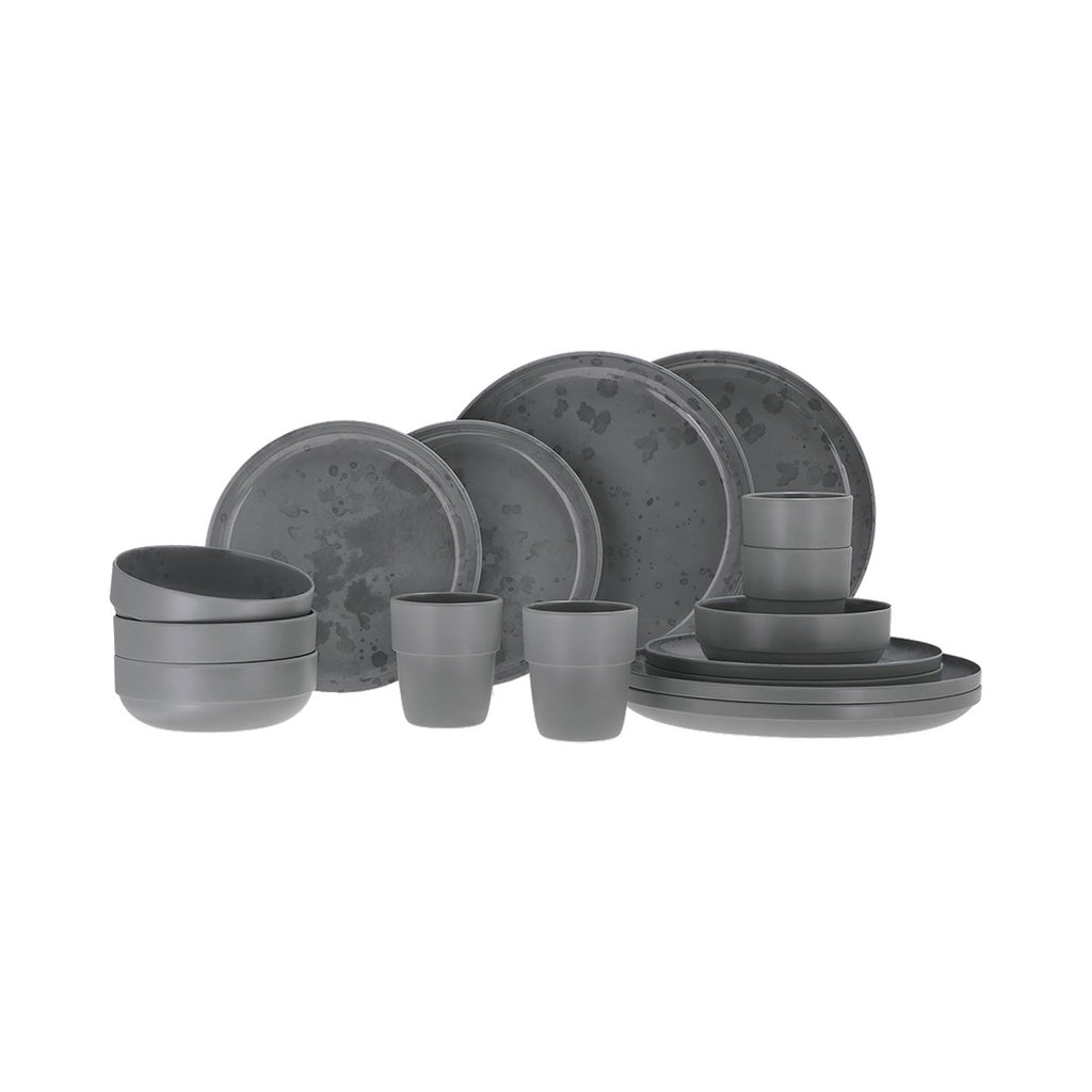  Travellife Palma Campingservies Dark Grey 16-delig
