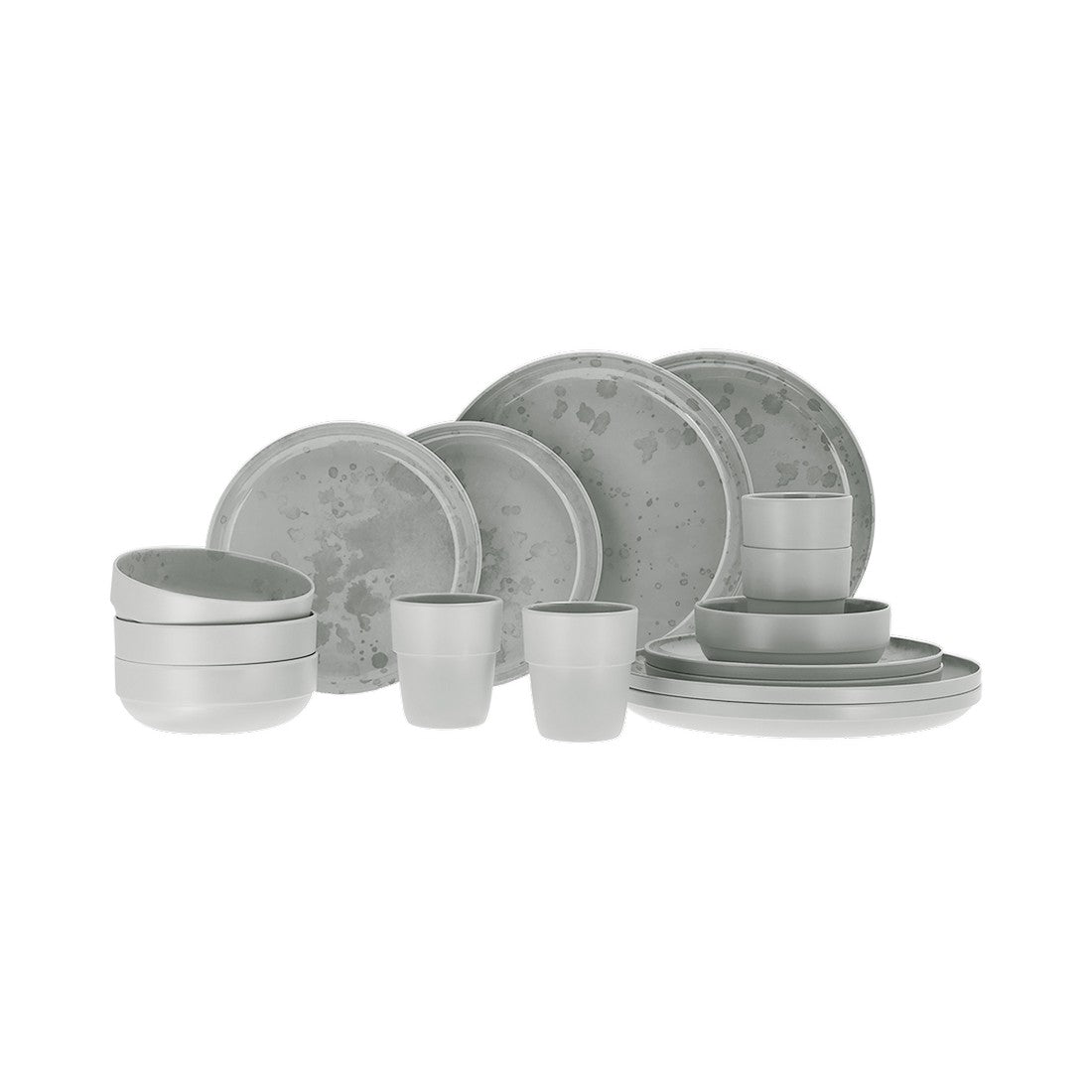  Travellife Palma Campingservies Light Grey 16-delig