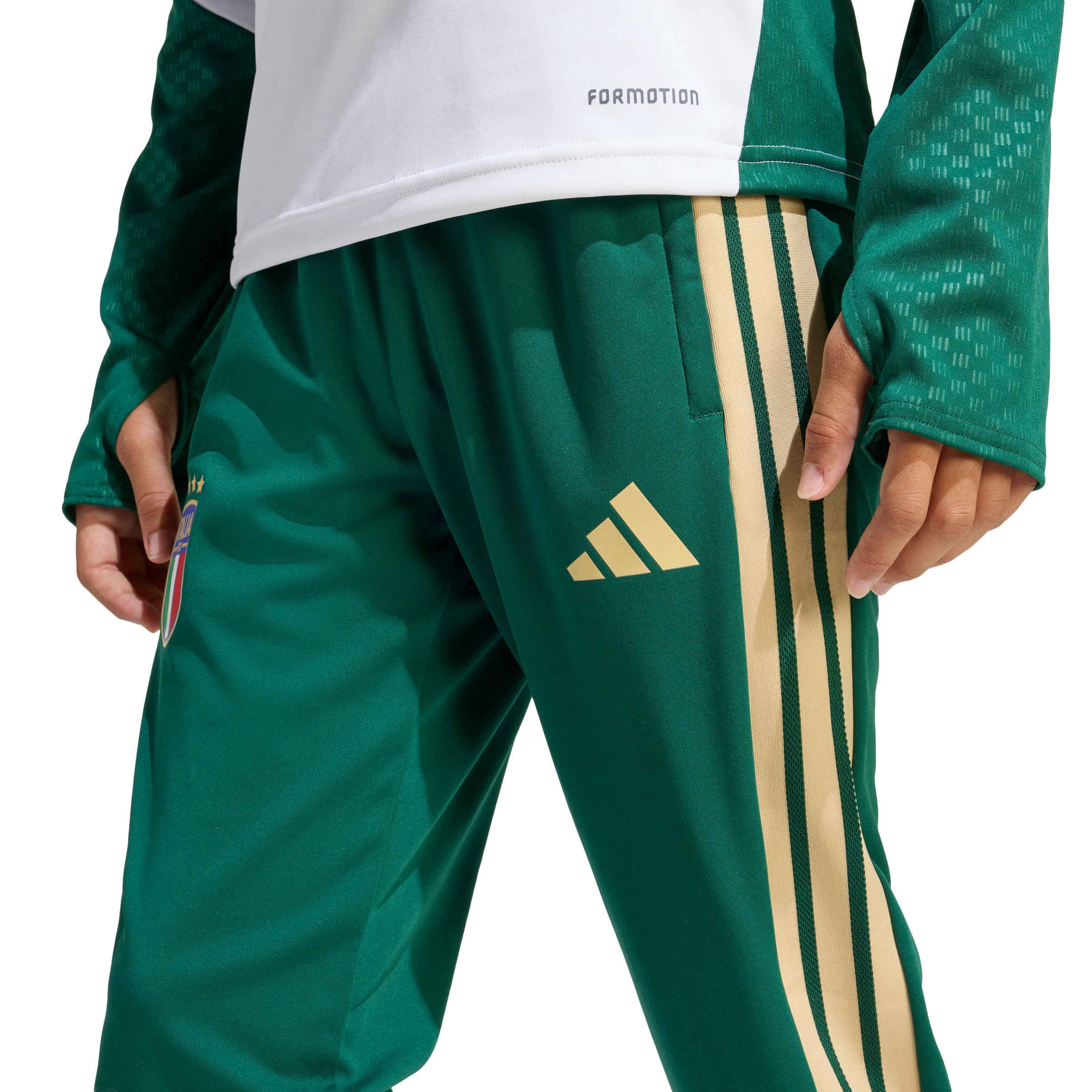  Adidas Adidas Italië 26 Tiro Trainingsbroek Junior Collegiate Green
