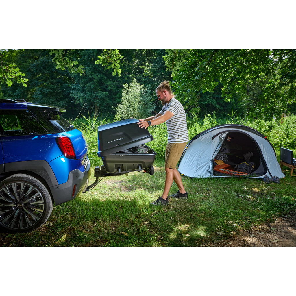  Hapro Boxer 420 L Bagagebox Hexagon Black Inclusief Platform