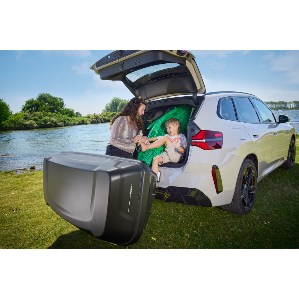  Hapro Boxer 420 L Bagagebox Hexagon Black Inclusief Platform